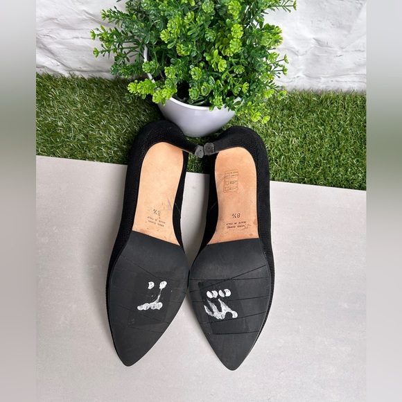 Aquatalia Pump black shoes for Women size 8.5  3” gently used/Made in Italy - Picture 12 of 15